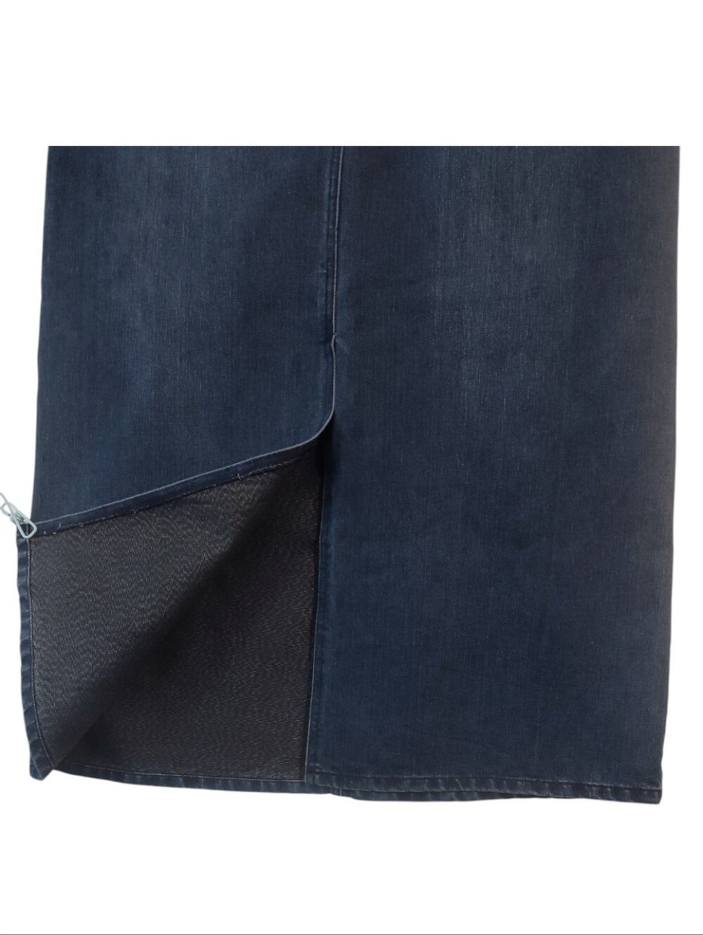 Style J High-Rise Indigo Denim Maxi Skirt Women Size 16 - Picture 9 of 11